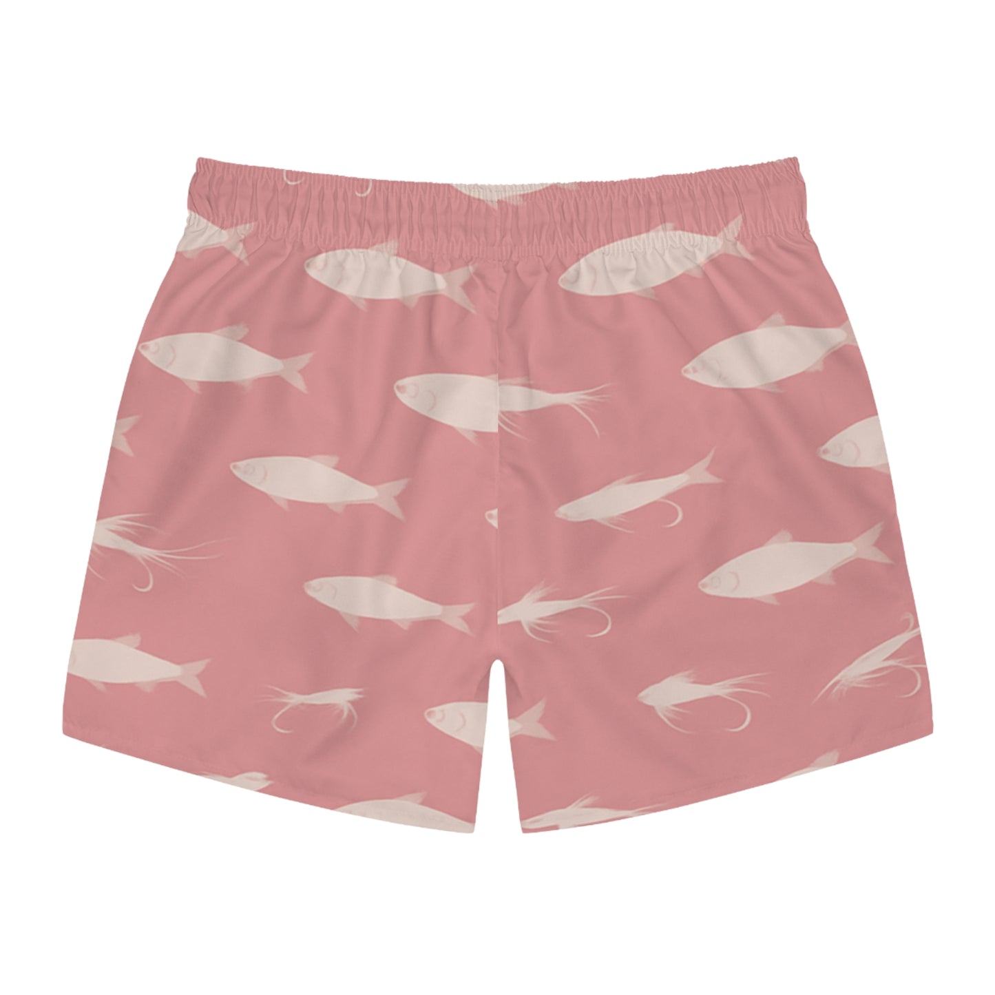 Pink Fish Swim Trunks