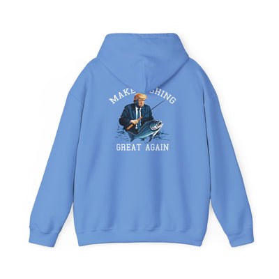 Trump Fishing Hoodie - Hover
